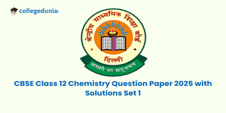 CBSE Class 12 Chemistry Question Paper 2025 with Solutions Set 1 ( Available)- Download PDF